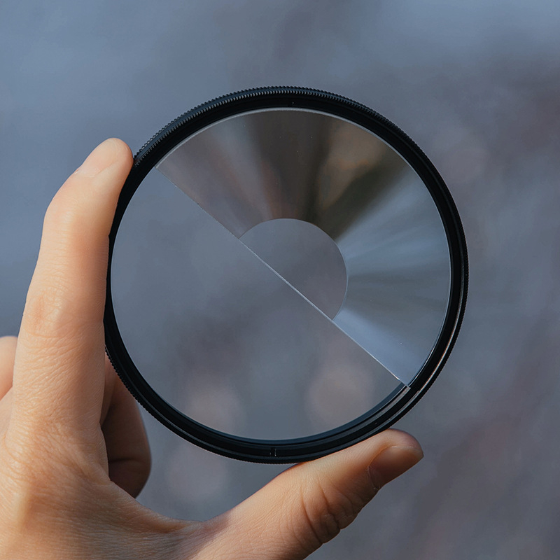 UV filter za DSLR i bez ogledala fotoaparate — Half-Moon Swirl Halo efekt, OEM, izlaz 2022., potpuno nov