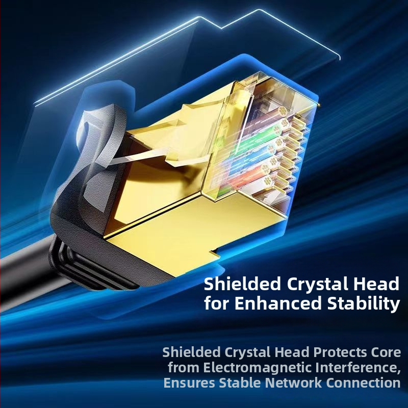 Cat6a Ethernet kabelis ar USB interfeisu, vara vadītāji, koaksiāla kabeļa tips