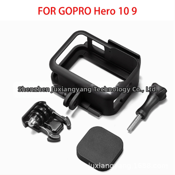 GoPro kaitseraud 9/10 mudelite jaoks, plastikust, objektiivi katega, kaitseb korpust