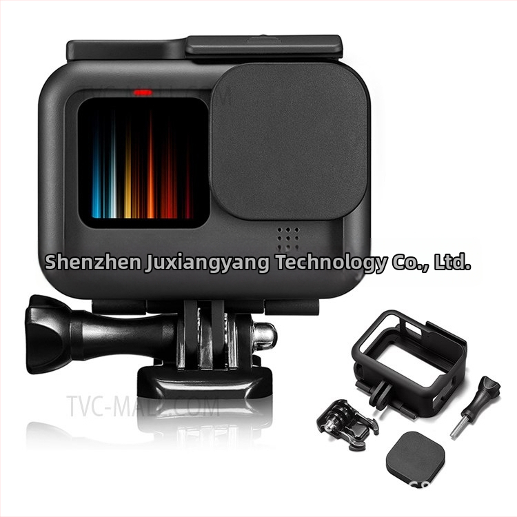 GoPro kaitseraud 9/10 mudelite jaoks, plastikust, objektiivi katega, kaitseb korpust