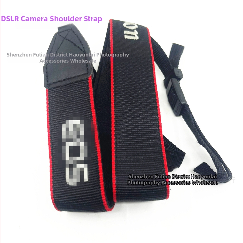 Nailonos DSLR fotoaparato pečių juosta, modelis 600D, maksimali apkrova 15, 2 sagtis, reguliuojamas ilgis