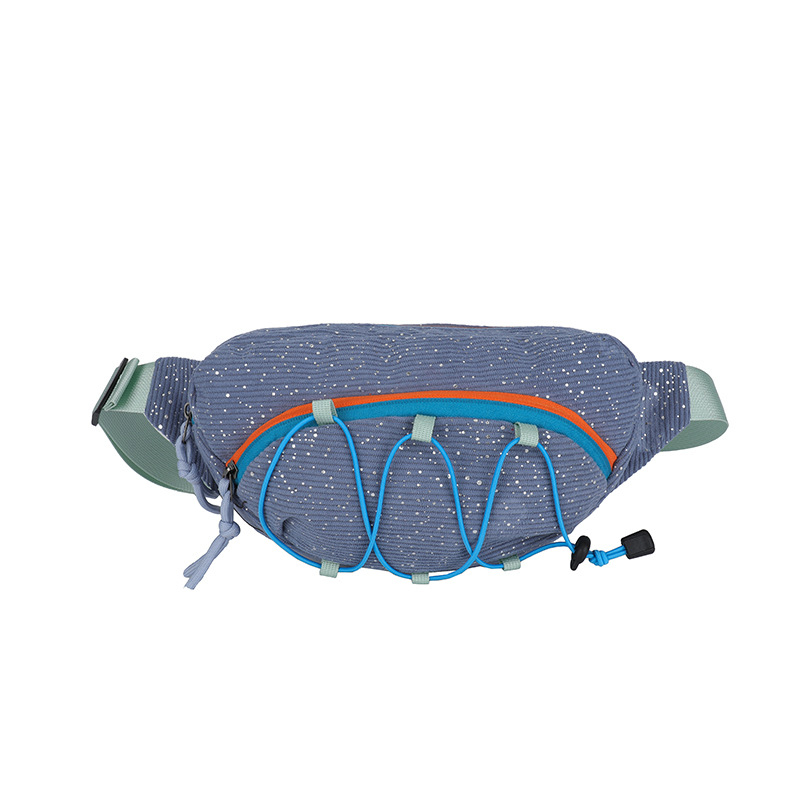 Kordur anyagú crossbody válltáska, utcai stílus, belső nylon bélés, cipzár, telefontartó zseb