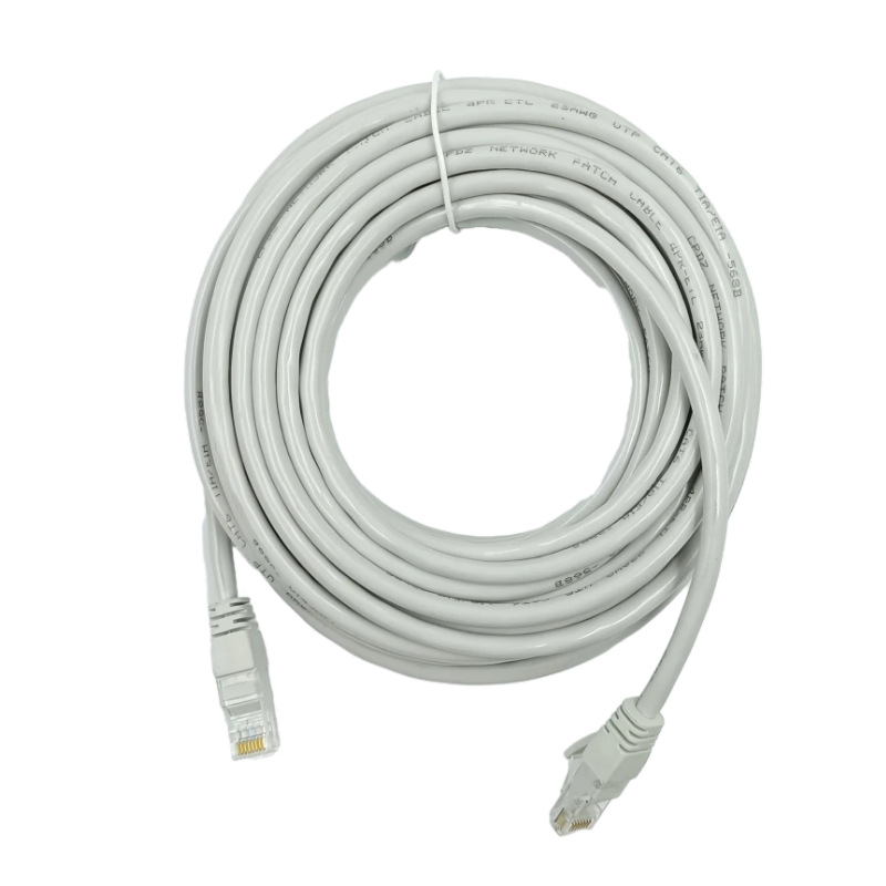 CAT6 Ethernet kabelis, RJ-45 savienojums, savīts pāris, gigabitu ātrums, Copper Clad Aluminum