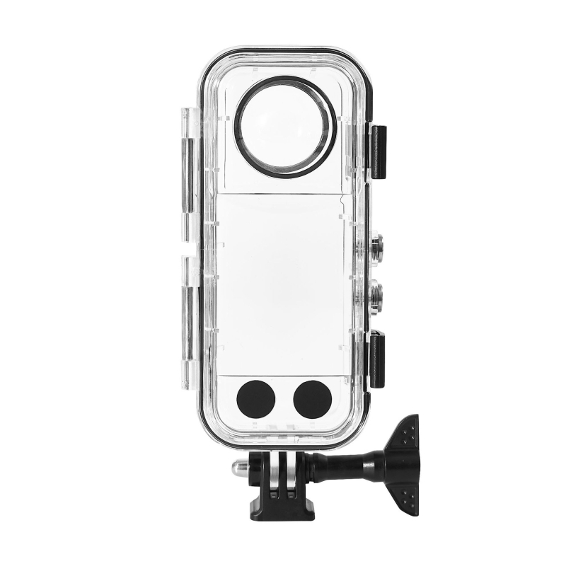 Carcasă impermeabilă Insta360 X4 cu lentilă din sticlă 360° – accesorii, Model A-ISX4-WC-GL, Materiale: PC + sticlă temperată + oțel inoxidabil 316