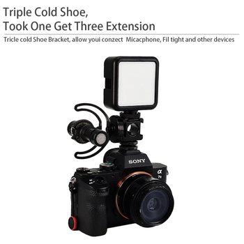 Trostruki produžni adapter hladnog cipnog nosača za bezzrcalne kamere | MADOFFUT CA-010 | Aluminijska legura