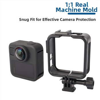 GoPro Max2 Plastne Laiendusrāmis ar Aizsargkarkasu un Külm Kinga Pamatne — 34 g, Iekļauts rāmis un skrūvju pamatne