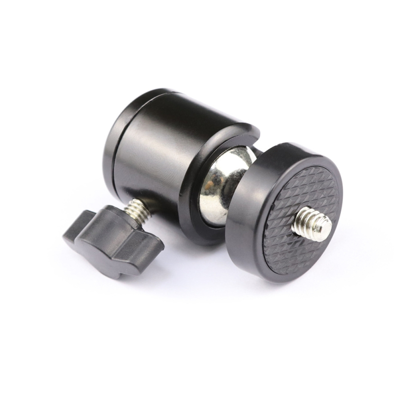 Metalni univerzalni kuglični nosač za kamere, 360° rotacija, 1/4" vijak