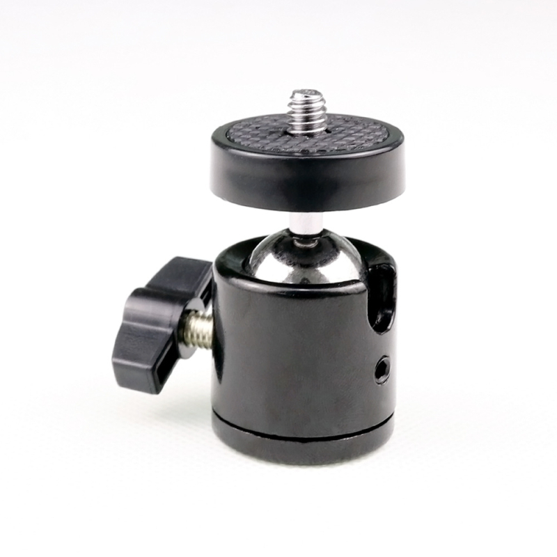 Metalni univerzalni kuglični nosač za kamere, 360° rotacija, 1/4" vijak