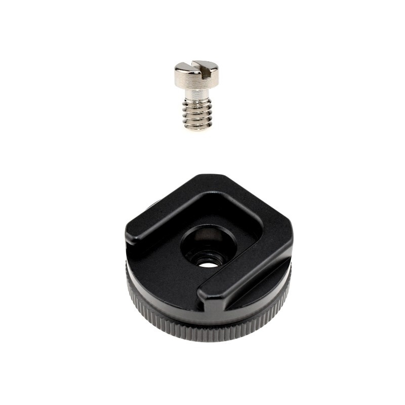 Uređaj za fotoaparat: adapter 1/4'' za cold shoe, aluminijska legura, nosivost 2-5 kg