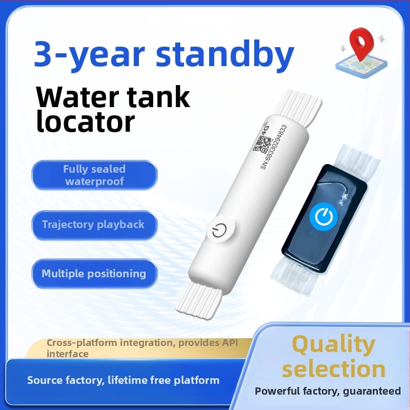 Automobilski GPS locator, vodootporan, s ultradugim razdobljem pripravnosti, bez instalacije — Model Q15, memorija 128 MB, GPS točnost 5 m, baterija 1500/2500 mAh