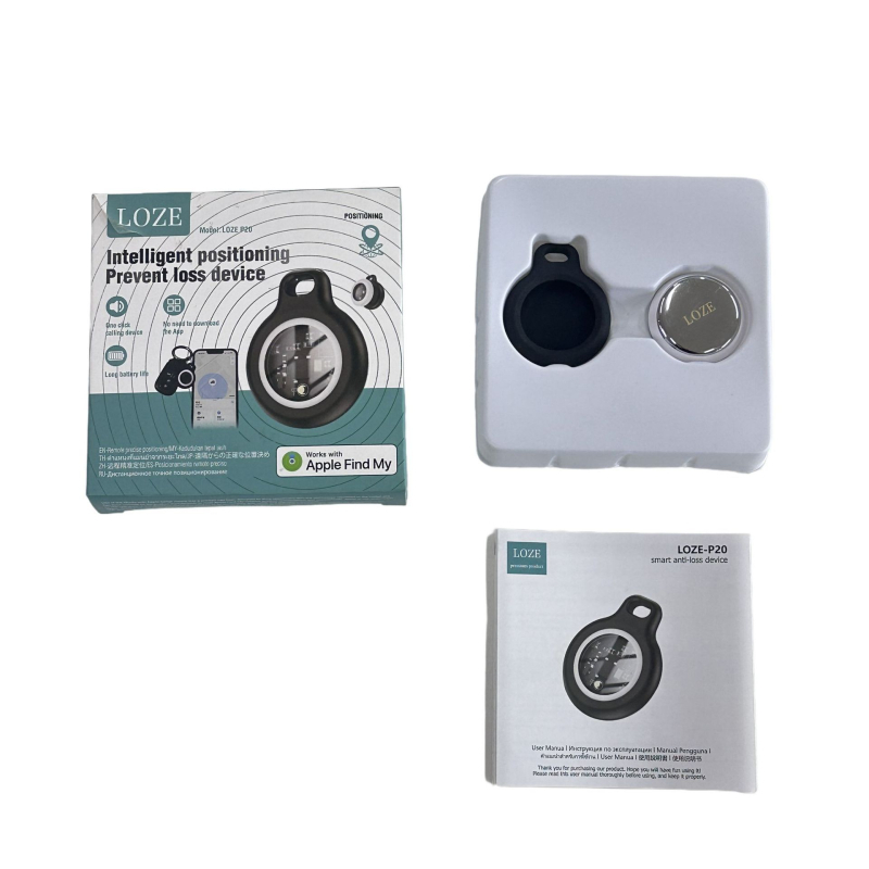 Lokalizator predmeta, model P20, baterija 220 mAh, težina 10 g, kompatibilan s iOS