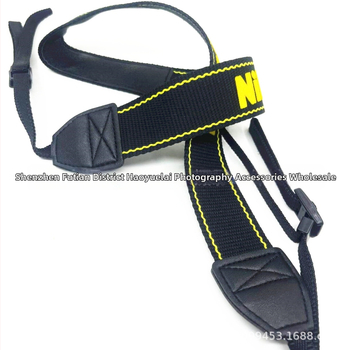 Nailono DSLR pečių dirželis, suderinamas su D7000, D90, D5200, D3200, D5100 ir D750; klasikinis gamybos procesas; maksimali apkrova 15.