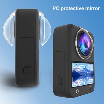 PULUZ Pu777 PC zaštitnik objektiva za DJI Osmo 360 panoramsku kameru, visoka prozirnost, otporan na ogrebotine