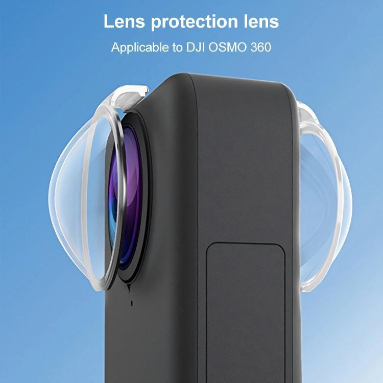 PULUZ Pu777 PC zaštitnik objektiva za DJI Osmo 360 panoramsku kameru, visoka prozirnost, otporan na ogrebotine
