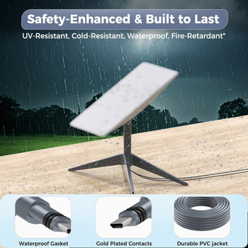 Tīkls kabelis V2 – Twisted pair, tīrs vara, 1200 Mbps, Micro USB interfeiss