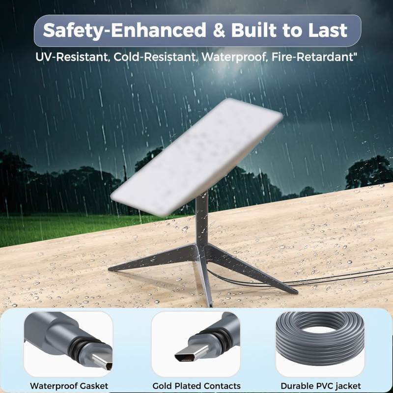 Tīkls kabelis V2 – Twisted pair, tīrs vara, 1200 Mbps, Micro USB interfeiss