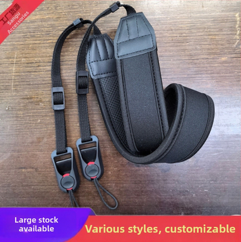 Fotoaparato peties dirželis Sangu, mikroelastinis poliesteris/plastikas, reguliuojamas ilgis, keliamoji našta virš 40 kg, tinka mikro vienetams ir SLR fotoaparatams