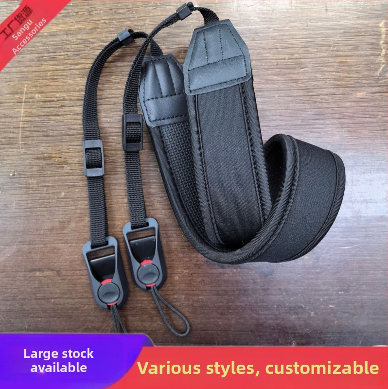 Fotoaparato peties dirželis Sangu, mikroelastinis poliesteris/plastikas, reguliuojamas ilgis, keliamoji našta virš 40 kg, tinka mikro vienetams ir SLR fotoaparatams