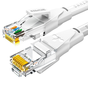 Cat6 tīkla kabelis RJ-45, 1000 Mbps, vītots pāris, PVC apvalks