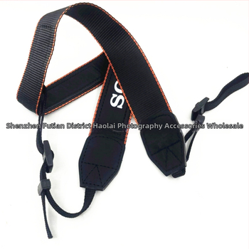 DSLR/SLR fotoaparato pečių dirželis, nailonas, modelis A6000, 2 kilpeliai, reguliuojamas ilgis, maksimali apkrova 15