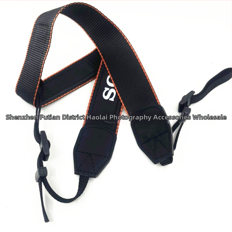 DSLR/SLR kaamera õlarihm, nailon, mudel A6000, 2 klipsi, reguleeritav pikkus, maksimaalne koormus 15