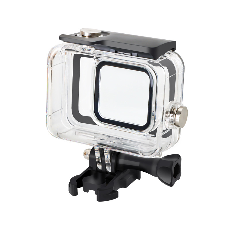 Vodootporna zaštitna kutija za GoPro Hero8; kompatibilna s GoPro Hero8; plastični kućište; prijenosni dizajn