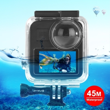 PULUZ PU466 αδιάβροχη θήκη για GoPro MAX με βάση και μακρύ βίδα - ABS