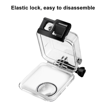 PULUZ PU466 αδιάβροχη θήκη για GoPro MAX με βάση και μακρύ βίδα - ABS