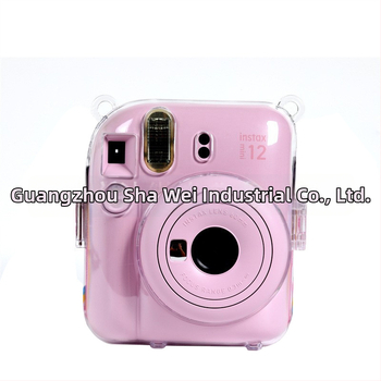 Polaroid kristalinis korpusas apsauginiam instax mini12, OEM plastikas PC, prekės ženklas goldennard