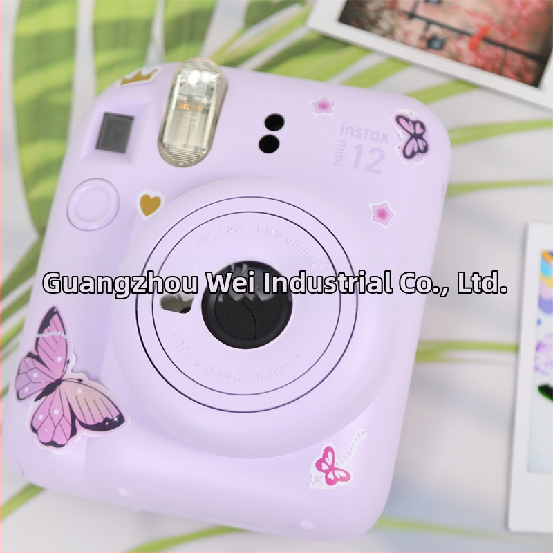 Polaroid kristallkesta kaitseümbris instax mini12 jaoks, OEM plastikas PC, goldennard bränd