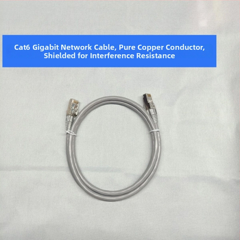 Category 6 Gigabit Ethernet Patch kabelis ar dubultu savienotāju, tīrs varš