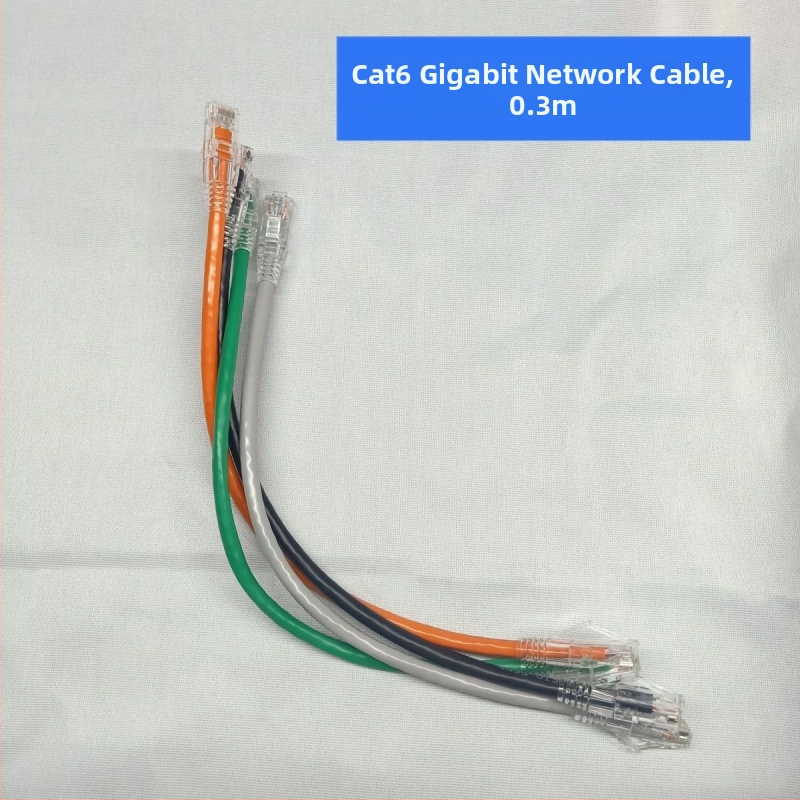 Category 6 Gigabit Ethernet Patch kabelis ar dubultu savienotāju, tīrs varš