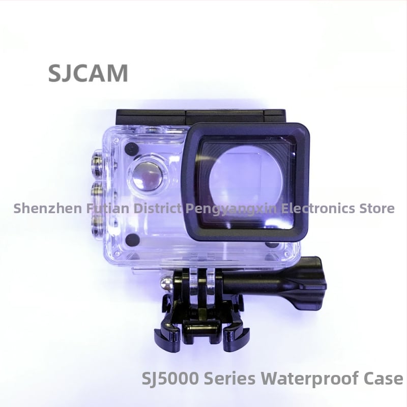 SJCAM atsparus vandeniui korpusas SJ5000X/SJ5000WIFI veiksmo kameroms; plastikas; kilmės vieta Shenzhen; suderinamas su visa SJ5000 serija; komplekte yra vandeniui atsparus korpusas ir bazė; pradėtas 2020-01; sąskaita faktūra įtraukta; įgaliota privati pre