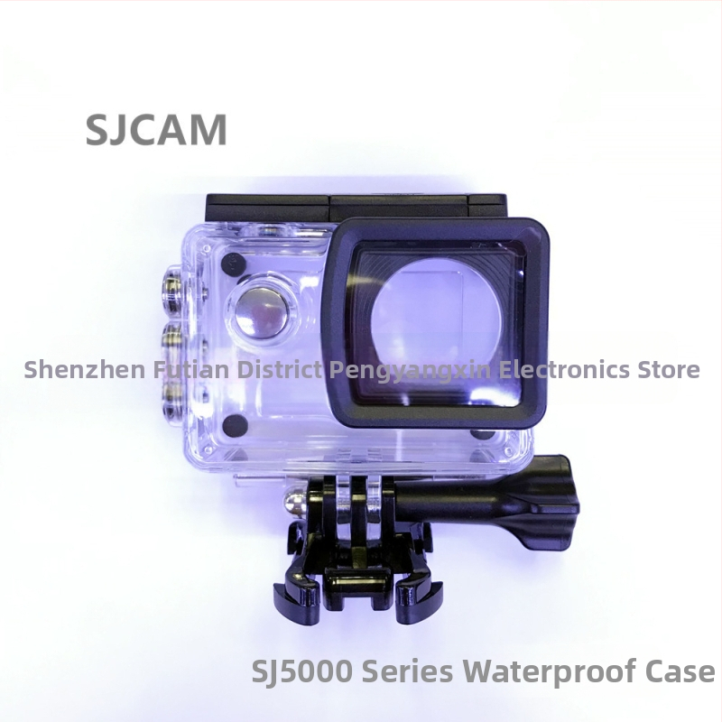 SJCAM atsparus vandeniui korpusas SJ5000X/SJ5000WIFI veiksmo kameroms; plastikas; kilmės vieta Shenzhen; suderinamas su visa SJ5000 serija; komplekte yra vandeniui atsparus korpusas ir bazė; pradėtas 2020-01; sąskaita faktūra įtraukta; įgaliota privati pre
