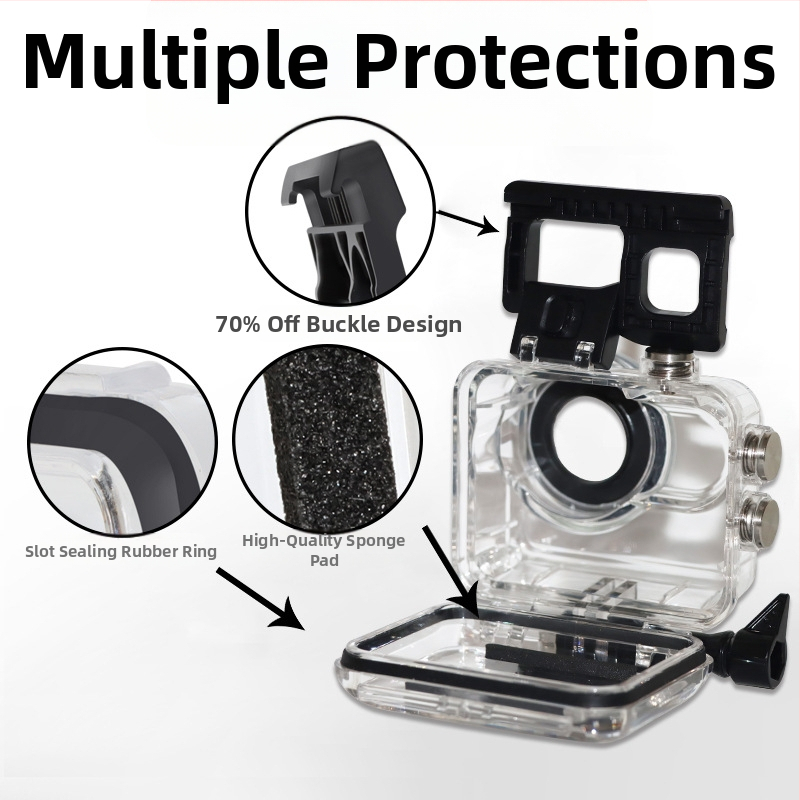 Go3 Pro veekindel korpus 360Go3 jaoks — PC materjal, injektsioonvormimine, tolmukaitse