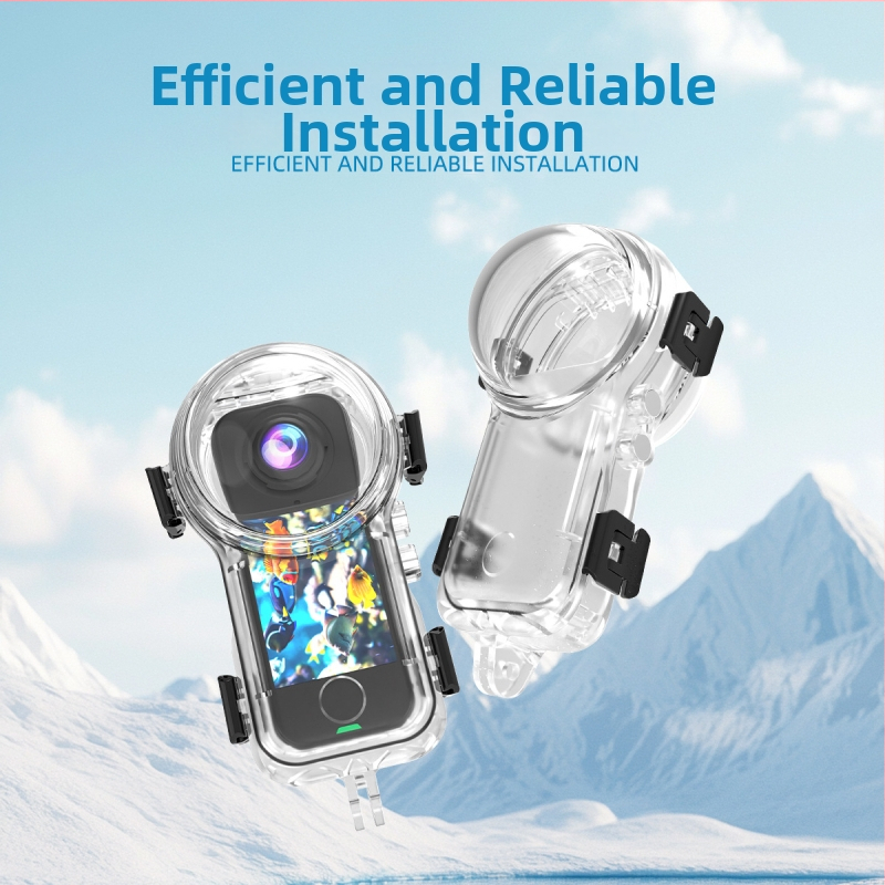 Insta360 X4 Air täiesti nähtamatu veealune korpus | materjal PC | pinna töötlemine vormimise teel | ühilduv Insta360 X4 Air