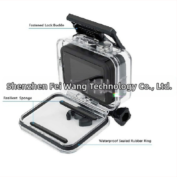 GoPro Hero8 veekindel kaamera korpuse — PC korpus, sügav veekindlus, löögikindlus, kaitseb kaamerat, sobib GoPro Hero8; ujumiseks, sukeldumiseks, surfil ja suusatamiseks; pakk sisaldab 1 veekindlat korpust