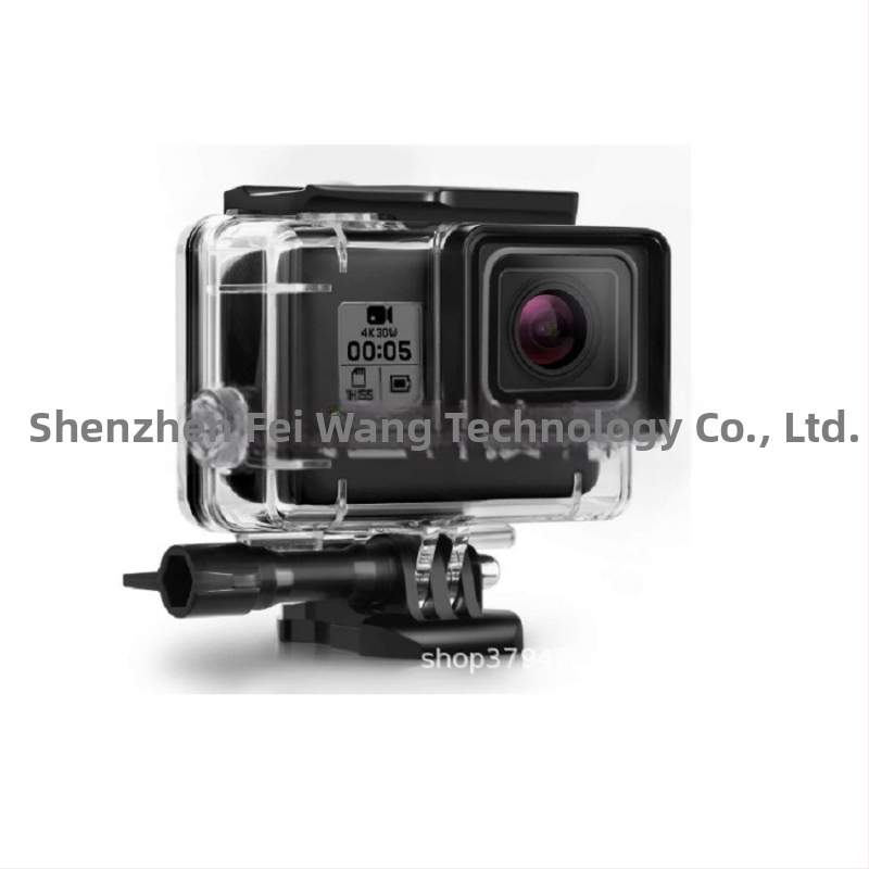 GoPro Hero8 ūdensizturīgs kameras korpuss — PC korpuss, dziļa ūdensizturība, triecienizturība, aizsargā kameru, piemērots GoPro Hero8; plūšanai, niršanai, braucieniem un slēpošanai; iepakojums: 1 ūdensizturīgs korpuss