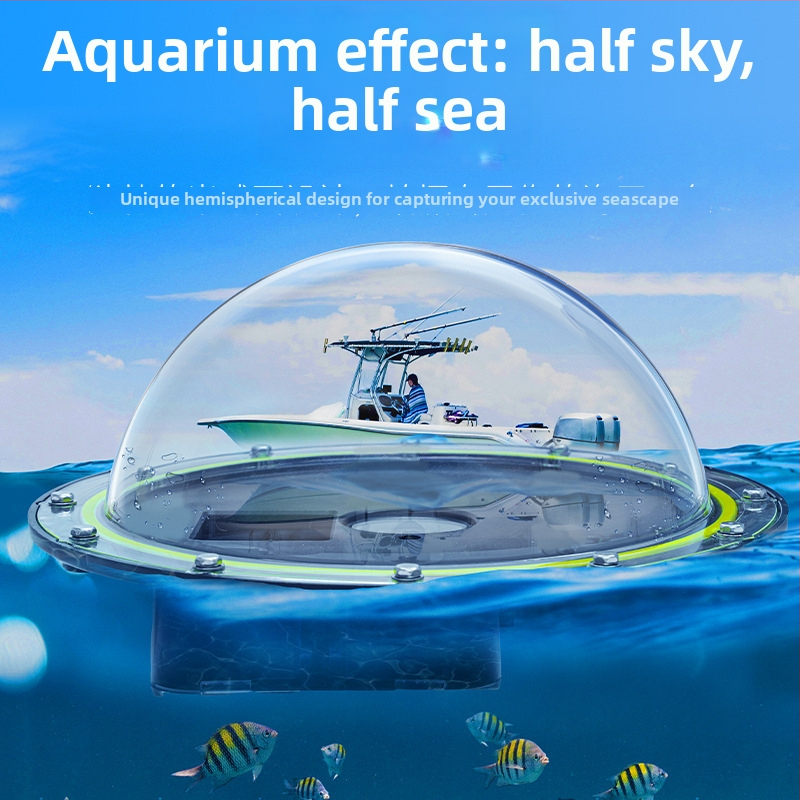 TELESIN Ochranný vodotesný kryt pre DJI Action4/3 – puzdro z PC a akrylu, model AGDY76