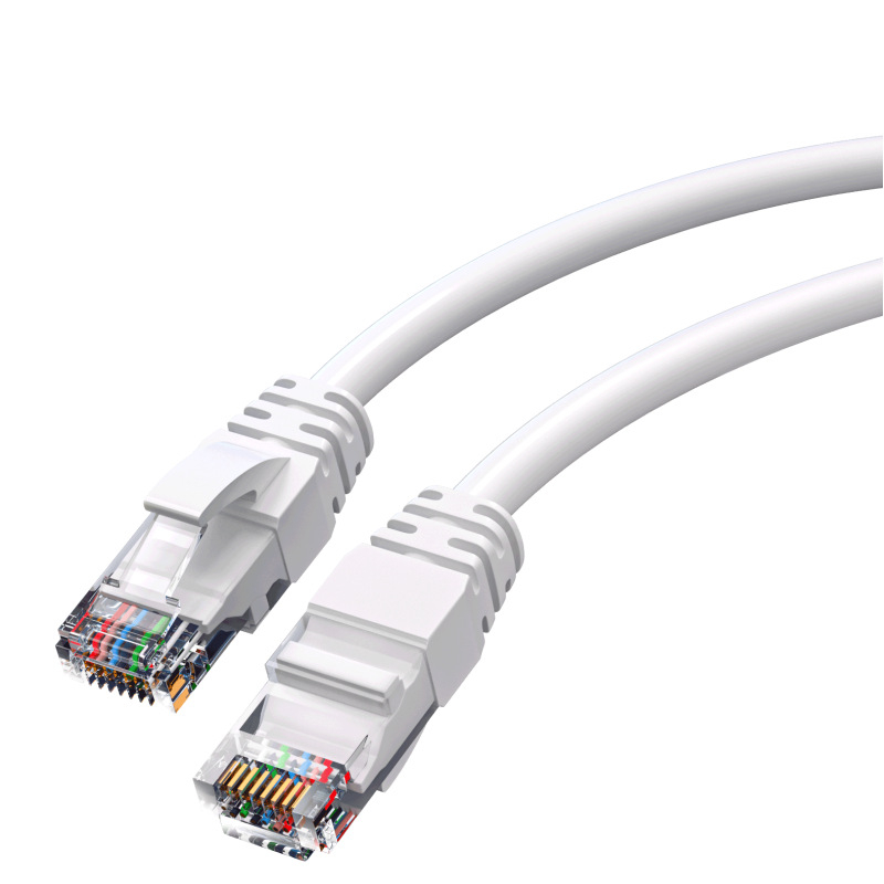 Cat6 Ethernet kabel za ruter, zlatni konektori, 1000 Mbps, 1 m duljine, unutarnja uporaba