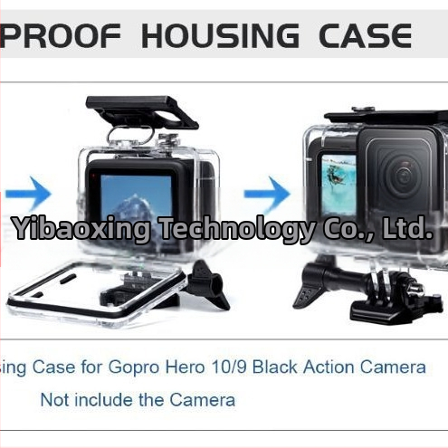 GoPro 9/10/11/12 príslušenstvo sada, 54-in-1, vodotesný kryt, silikónové púzdro, selfie tyč, filtre, hrudný pás