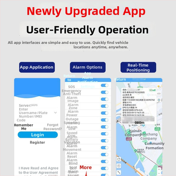 4G GPS locator za vozila Beidou – točnost GPS 5–10 m, načini alarma: vibracija, gubitak napajanja, geofence, prekoračenje brzine; polymer baterija; vodootporan