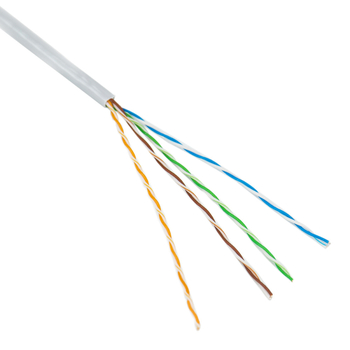 Cat5e Ethernet kabel, čista bakar, unutarnja upotreba, PoE za nadzor, gigabitni uvijeni par