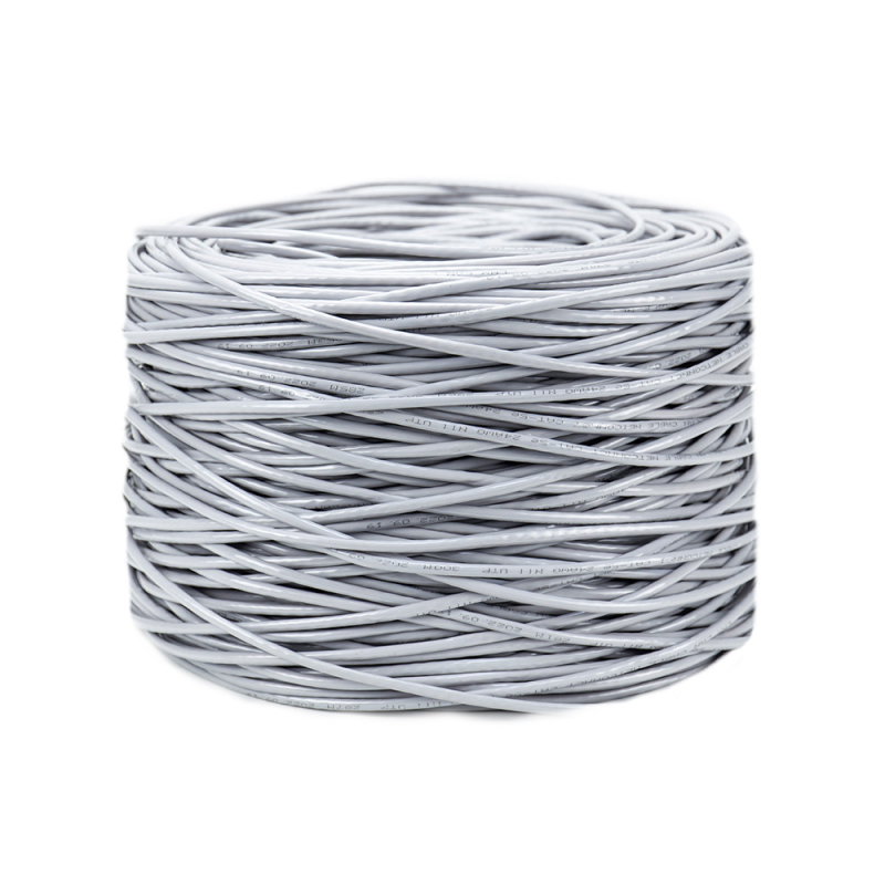 Cat5e Ethernet kabel, čista bakar, unutarnja upotreba, PoE za nadzor, gigabitni uvijeni par