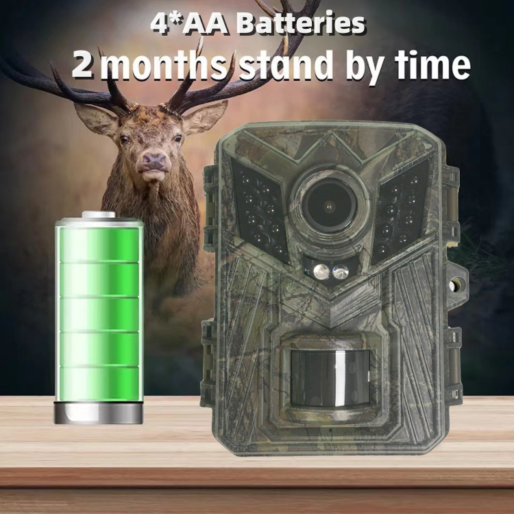 Cameră de vânătoare DL006 | 100W pixeli | ecran LCD de 2.0 inch | stocare TF card | autonomie baterie 2–5 luni