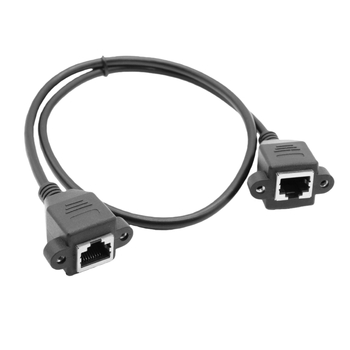 Produžni kabel RJ45 Category 5e, dvostruke ženske konektore, mrežni kabel 100 Mbps, uvijeni par