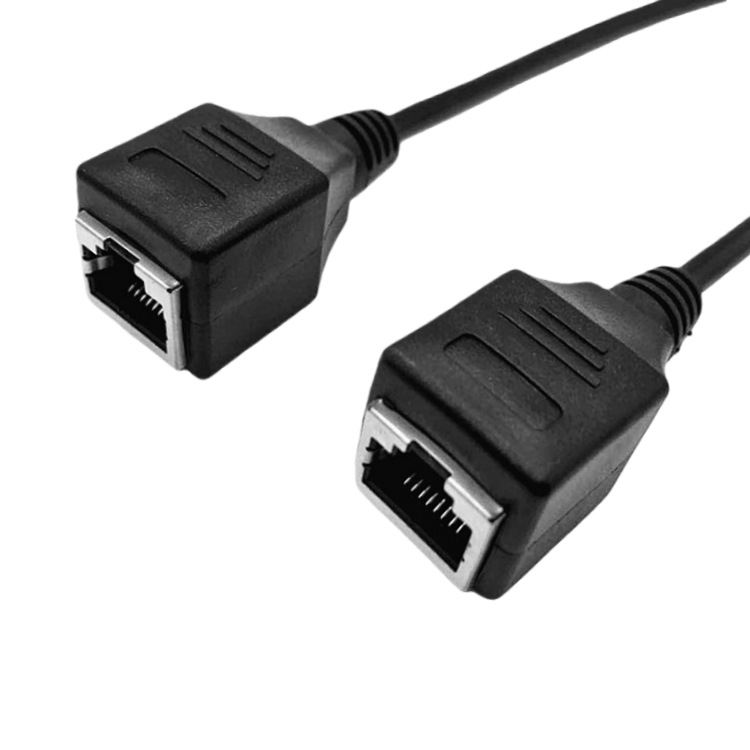 Produžni kabel RJ45 Category 5e, dvostruke ženske konektore, mrežni kabel 100 Mbps, uvijeni par