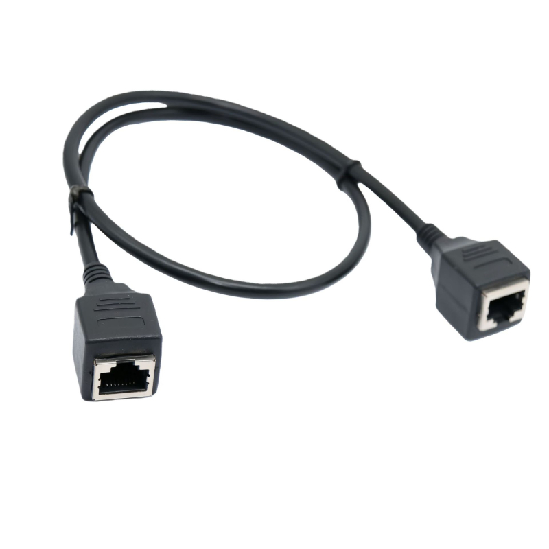 Produžni kabel RJ45 Category 5e, dvostruke ženske konektore, mrežni kabel 100 Mbps, uvijeni par