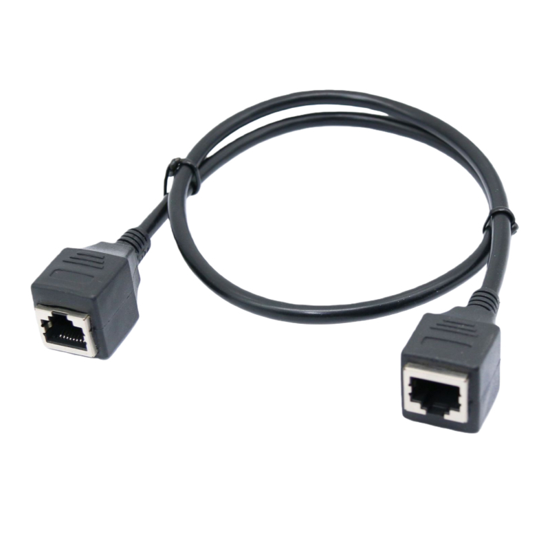 Produžni kabel RJ45 Category 5e, dvostruke ženske konektore, mrežni kabel 100 Mbps, uvijeni par