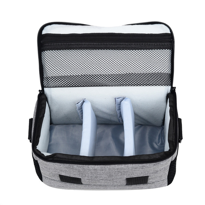 Torba za SLR fotoaparat s zakrivljenim naramenicama, od poliestera, podstava od poliester-pamučne tkanine, unisex